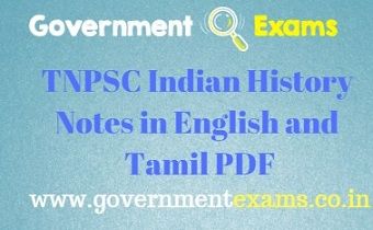 TNPSC Indian History Notes