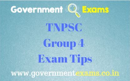 TNPSC Group 4 Exam Tips
