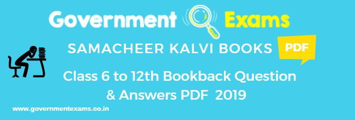 6th to 10th Book Back Questions and Answers