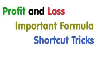 profit and loss questions and answers shortcuts pdf profits and loss formula