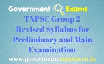 TNPSC Group 2 Syllabus