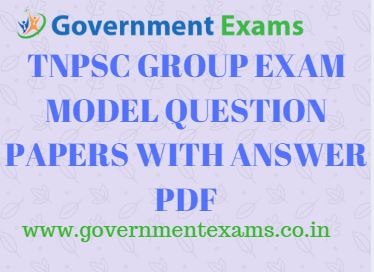 TNPSC Model Question paper