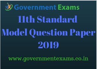 11th model question paper