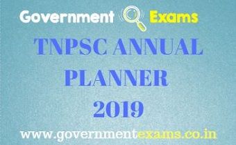 TNPSC ANNUAL PLANNER 2019