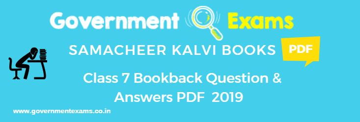 7th Book Back Questions and Answers