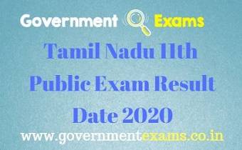 11th Public Exam Result 2020