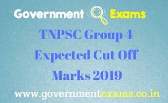 TNPSC Group 4 Cut Off Marks 2019