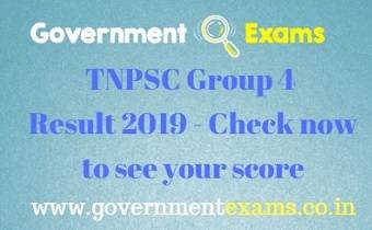 TNPSC Group 4 Result 2019