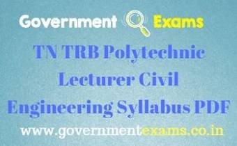 TN TRB Polytechnic Civil Engineering Syllabus
