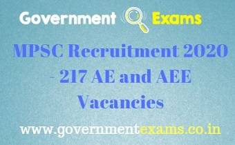 MPSC AE and AEE Recruitment 2020