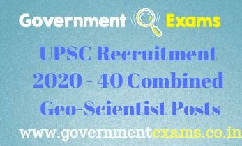 UPSC CGS Examination 2020-21