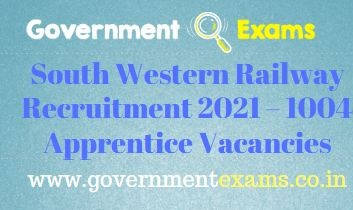 South Western Railway Apprentice Recruitment 2021
