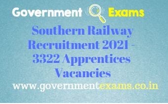 Southern Railway Apprentice Recruitment 2021