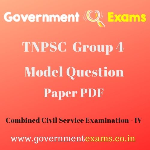 TNPSC Group 4 Model question paper