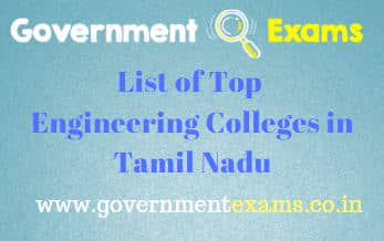 Top Engineering colleges in Tamil Nadu