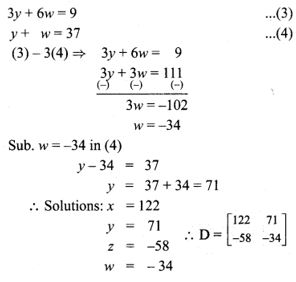 10th maths unit - 3 book back one mark with answer