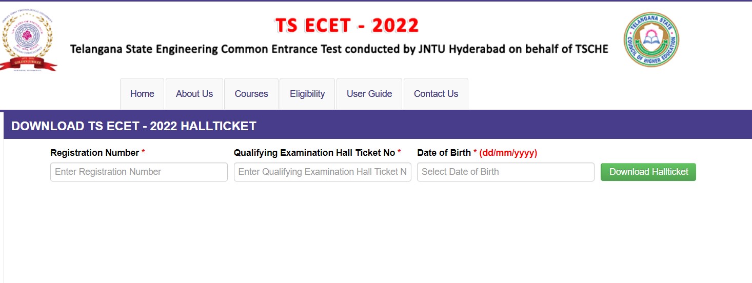 TS ECET Hall Ticket Download 2022 Date